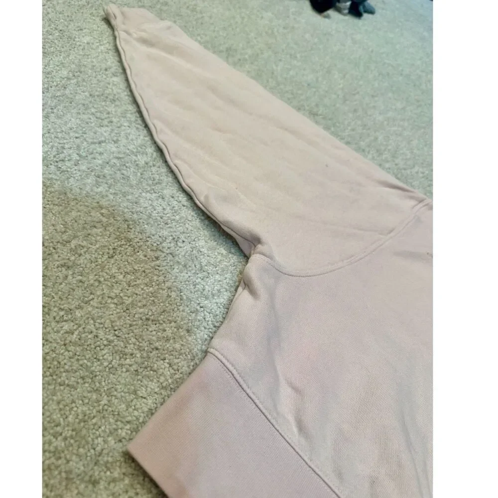 Nike Phoenix Fleece Oversized Crewneck Sweatshirt Light Pink Size S